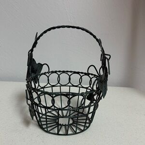 Home Interiors Black Wire Basket